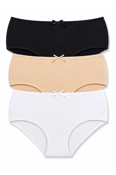 missblue moon High Waist Foldable Bato Women's Panties 3-Piece 5000