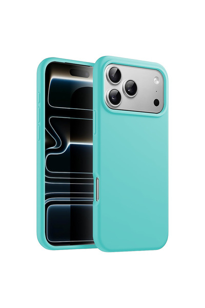 Casey Studios Apple iPhone 17 Pro Case, silicone, microfiber, slim, raised ed...