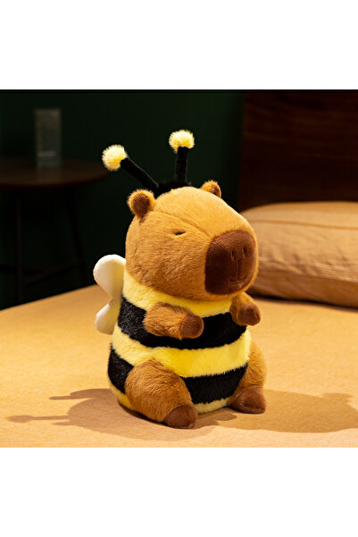 Choice 23cm Bee Capybara Cute Bee Capybara Plush Toy Creative Simulation Bee ...