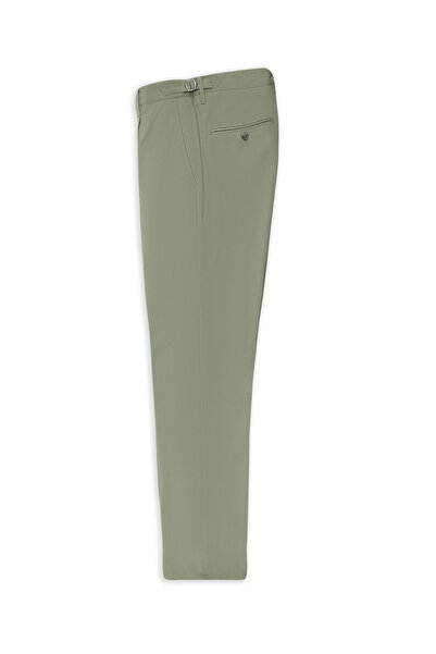 Abdullah Kiğılı 7 Drop Slim Fit затегнати крачоли, еластични класически панта...
