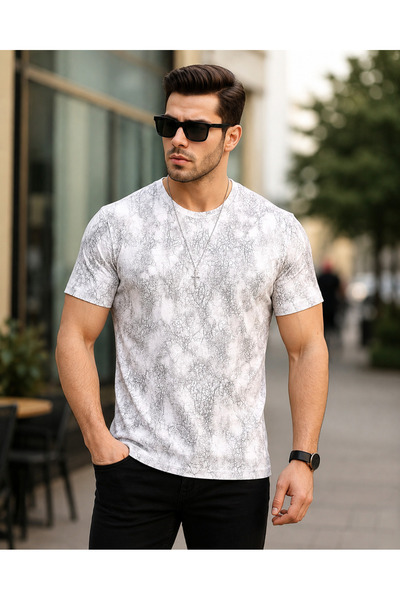 Stylein تي شيرت بتصميم متناثر