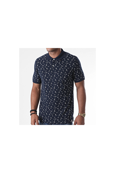 Jack & Jones Jack&Jones 12171702 Navy Blazer/Slim Men's T-Shirt Navy Blue White