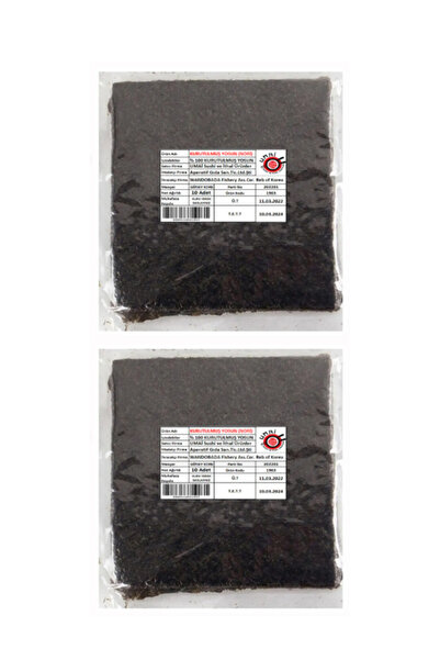 SEA FOOD Sushi Yosunu Yaki Sushi Nori Gold Premium 10 Yaprak 2'li