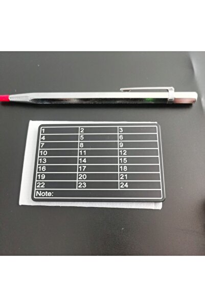 Choice black An Aluminum Alloy Cryptocurrency Codebook and a Metal Marker Pen...
