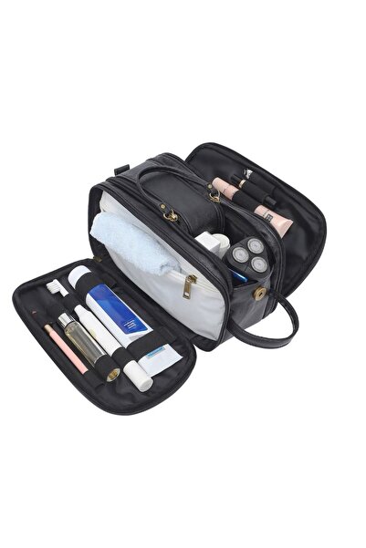 Choice black Toiletry Bag for Men, Large Travel Shaving Dopp Kit Water-resist...