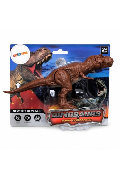 Gepettoys WS5305 Ağzı ve Eklem Yerleri Hareket Ettirilebilir T-Rex Dinazor Fi...