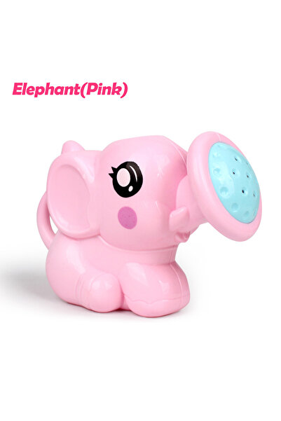 Choice pink Bath Toy Plastic Kettle Bath Shower Tool Baby Bathroom Toy Elepha...