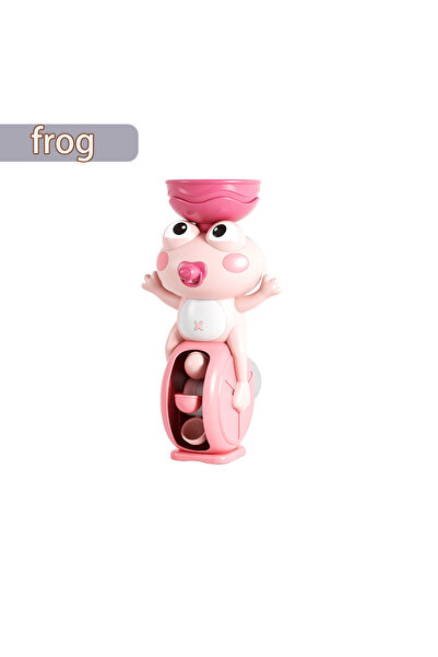 Choice pink frog New Frog/ Bird Waterwheel Bath Toy for Children Kid Water Pl...