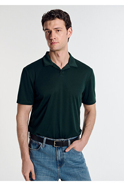 Mavi Soft-Premium Green (TENCEL™ ™ ) Modal Blended Polo Shirt Regular Fit / N...