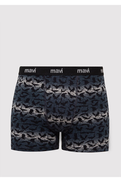 Mavi Baskılı Antrasit Boxer 0910455-32174