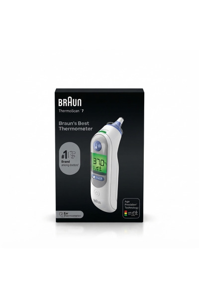 Braun ميزان حرارة للأذن بتقنية ثيرموسكان 7