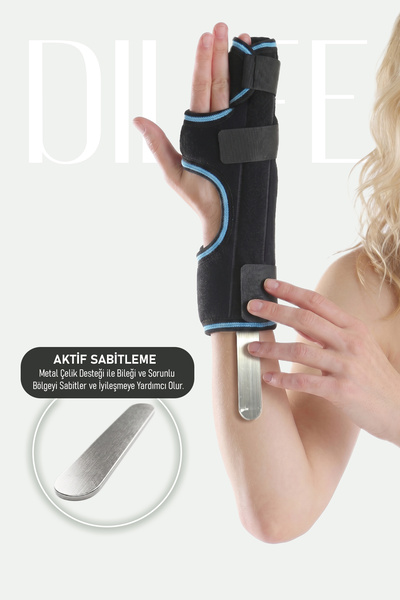 DILIFE Boxer Fracture Splint Metacarpal Fracture Fractured Crack Active Fixation Right&Left Compatible