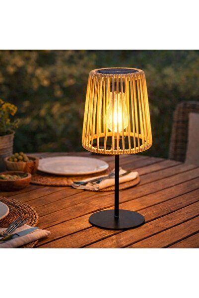 Zâna Casei Ηλιακό επιτραπέζιο φανάρι με λάμπα Ø14x31cm