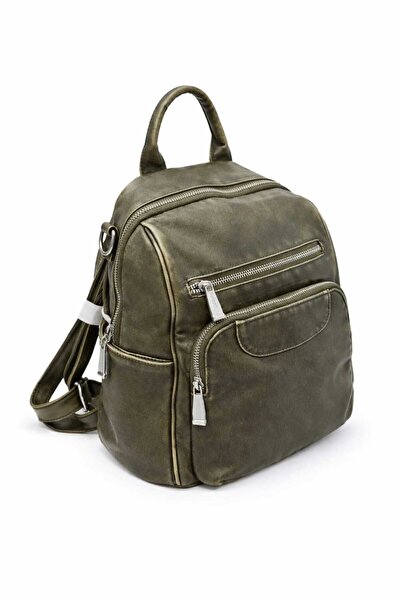 WİKİDAYS.S MODA TRENDİ Backpack Khaki Medium Size Daily Stylish Unisex