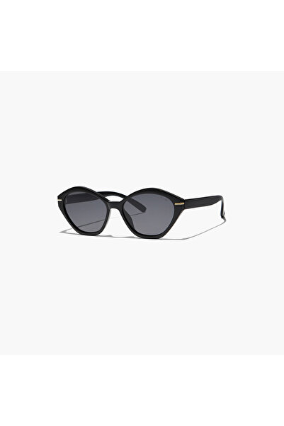 BlackOut Women Black Lens 56 mm Geometric Sunglasses | BLA-000267-0101