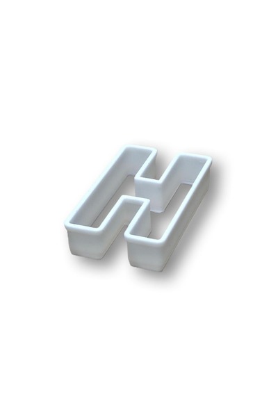 fotopasta Plastik Kurabiye Kalıbı Büyük Harf H