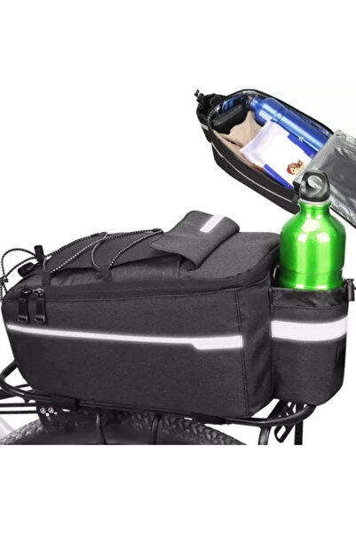 zola Θερμομονωτική τσάντα ποδηλάτου, 9 λίτρα, θήκη για μπουκάλι, κλείσιμο με ...