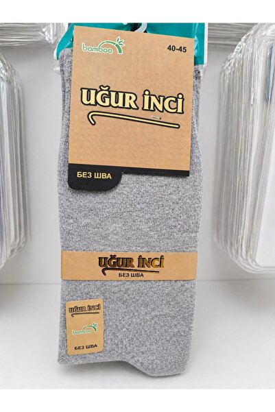Uğur İnci Classic Bamboo Men's Socks – Breathable, Anti-Sweat, Soft and Durab...