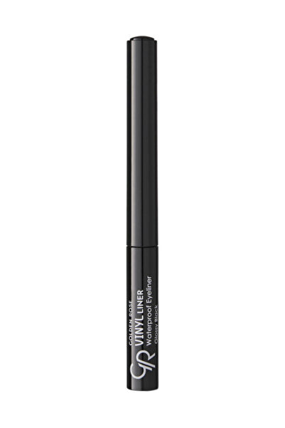 Golden Rose Vinyl Liner Waterproof Eyeliner - Black - Glossy Black Eyeliner