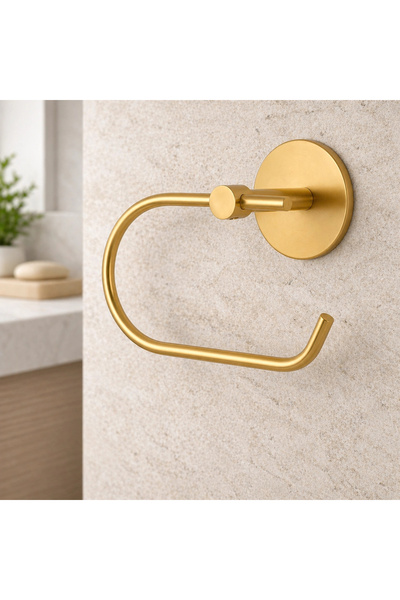 ÇELİK BANYO Pi10-009 - Piril Open Paper Holder (with Adhesive)