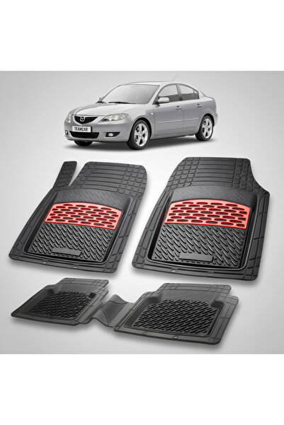 TEAMCAR Covorașe auto compatibile Mazda 3 BK Sedan 2003-2009 |   Roșu