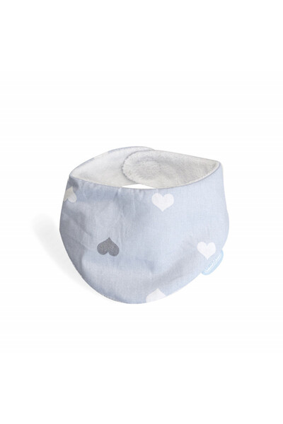 Babyjem Scarf bib with two sides (Color: Blue)