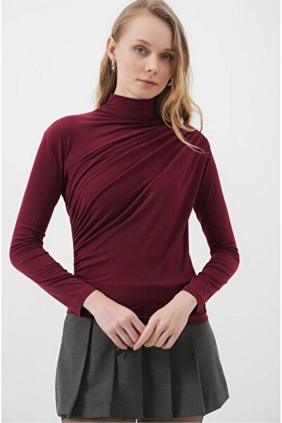 get crazy collection Bluză Candy cu detalii plisate la umeri și talie