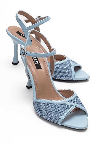 Lizy Shoes Ψάθινα Λεπτομερή Σανδάλια με Τακούνι
