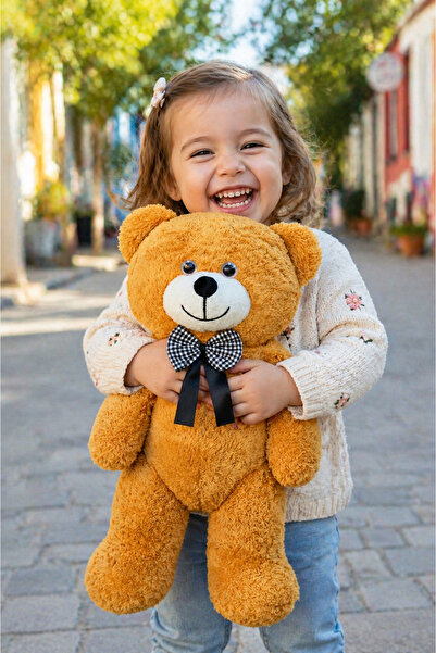 Özgüner Oyuncak 50 cm Büyük Boy Sevimli Peluş Ayıcık - Yumuşak Dolgulu Peluş