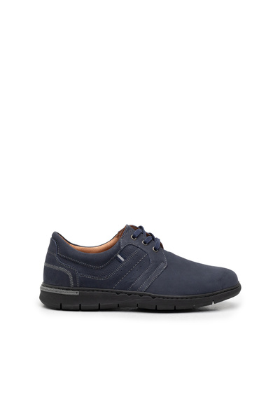 UrbanShoes Pantofi casual barbati din piele naturala, Leofex - 521 Blue nabuc