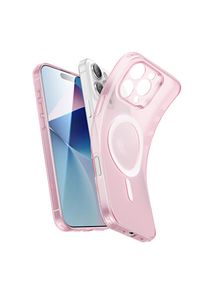 ESR Husa pentru iPhone 16 Pro, Zero HaloLock, protectie antisoc, roz