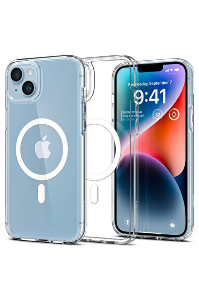 Spigen Θήκη iPhone 14, Ultra Hybrid MagSafe (ACS05048), αντικραδασμική, λευκή...