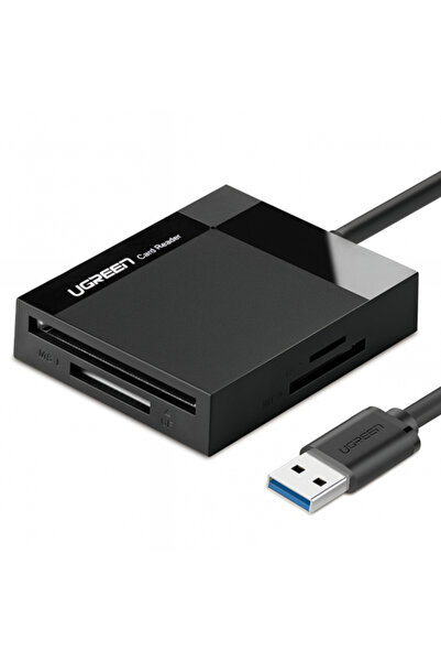 Stef's Cat Cititor Κάρτα USB 3.0 CR125, SD - microSD - CF - MS, Μαύρο