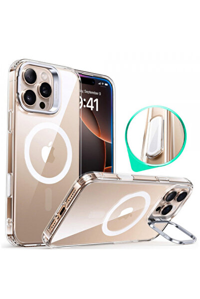 Stef's Cat Husă MagSafe pentru Apple iPhone 16 Pro, ESR, Classic Hybrid Kicks...