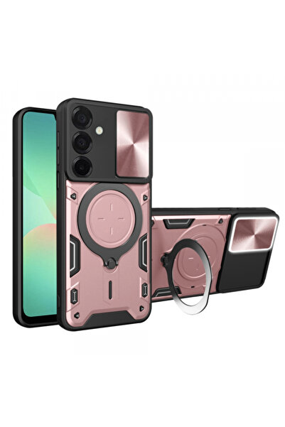 Techsuit Husă pentru Samsung Galaxy A26 A266, Techsuit, CamGuard Pro, Roz Aurie