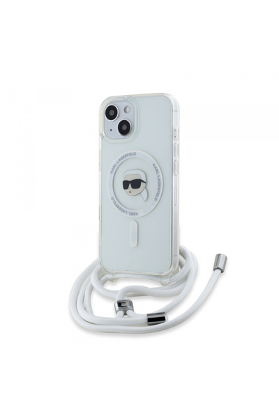 Stef's Cat Husa MagSafe pentru Apple iPhone 15, Karl Lagerfeld, IML Crossbody...