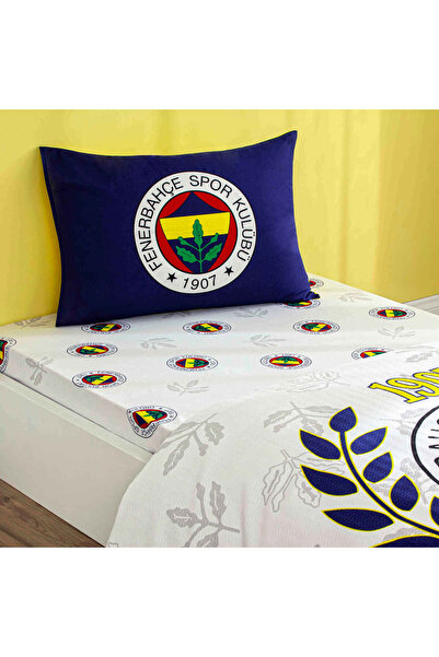 Taç Lisanslı Fenerbahçe Palamut Pamuk Tek Kişilik Pike Takımı