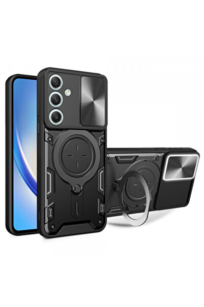 Stef's Cat Husa pentru Samsung Galaxy A34 A346, Stef's Cat, CamGuard Pro, Neagra