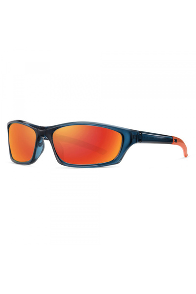 Techsuit Ochelari De Ciclism Unisex 24101, Polarizati, Negri Portocali