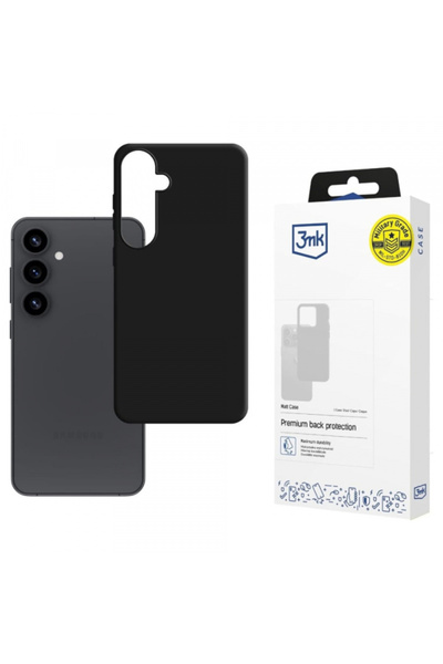 3MK Калъф за Samsung Galaxy S25 S931, 3MK, Матово черен
