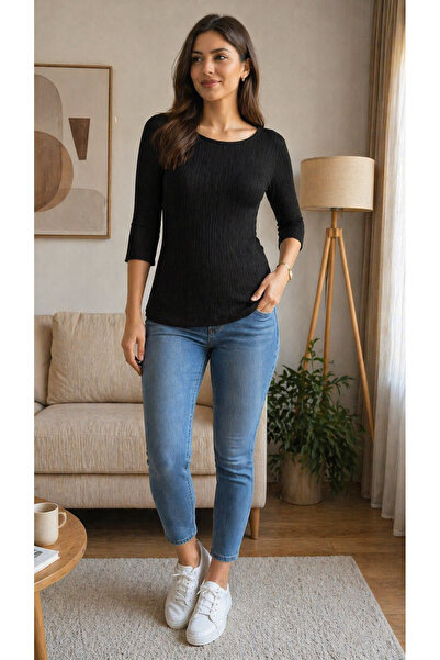 MEGHAN L.A Γυναικεία μπλούζα Fit, μοντέρνα και άνετη