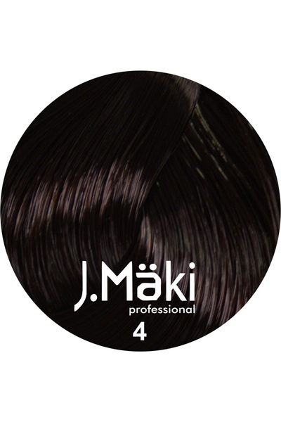 J.Mäki professional J.Maki Επαγγελματική βαφή μαλλιών 4 καφέ