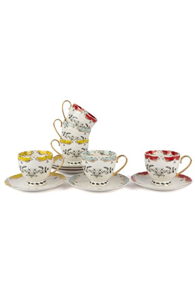Mikasa Moor Toscana Rim 6 Kişilik Çay Fincan Seti 200ml