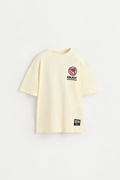LEFTIES Arkası baskılı t-shirt
