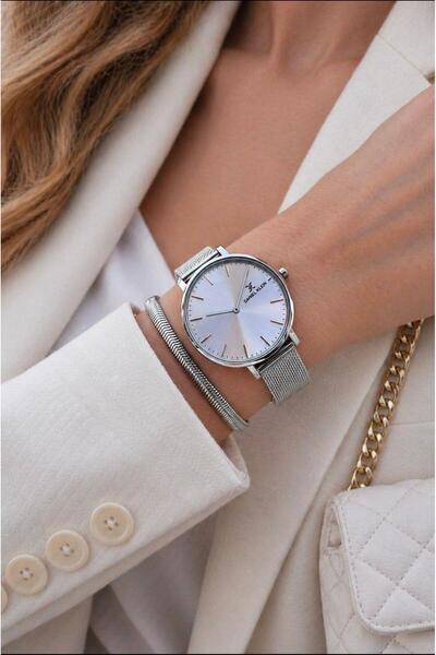Daniel Klein Steel Cord 30 Mt Water Resistant Special Design Women Wrist Watc...
