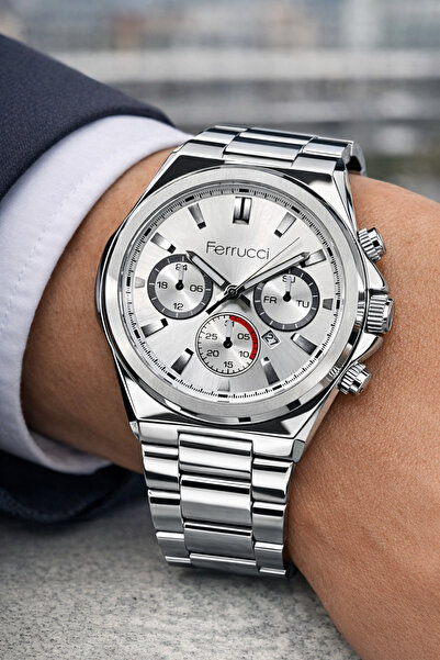 Ferrucci Ferucci̇ Men's Wristwatch New Season Stainless Steel Waterproof with...