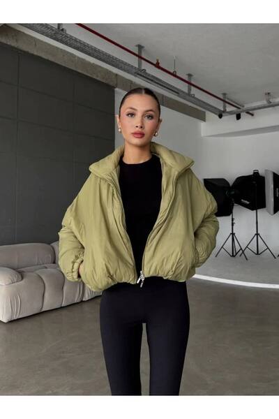 Akasha Design Şişme kısa bomber mont