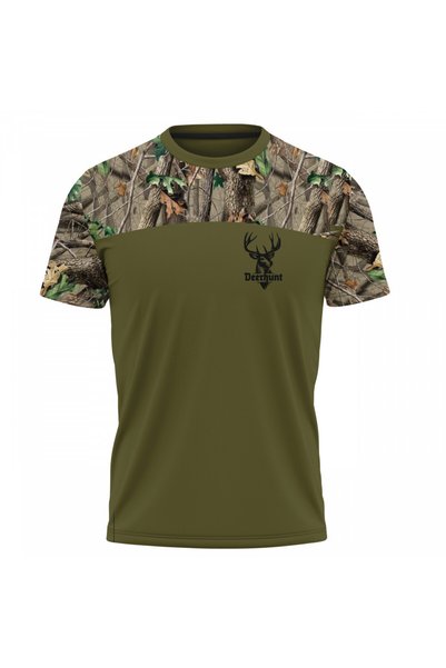 OEM Tricou barbati Camuflaj , maneca scurta multicolor F054