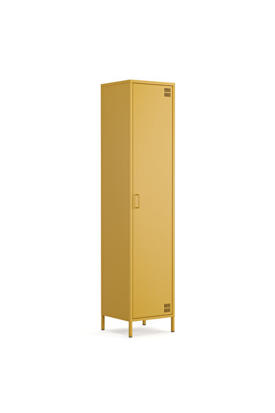 Furni24 Pera Metal Elbise Dolabı, Soyunma Dolabı, Tek Kapılı, 41,50 x 40 x 18...