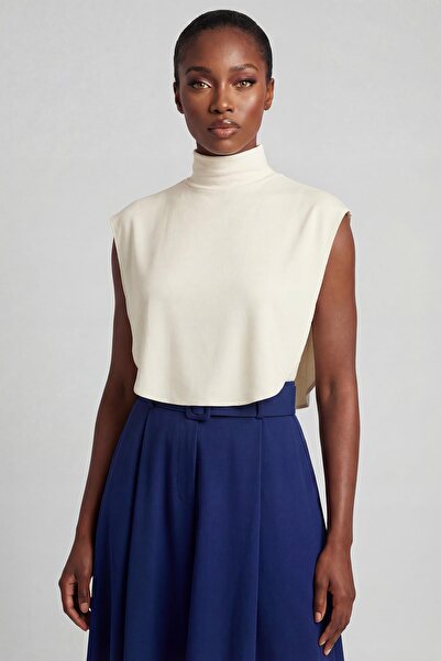 Aisha's Design Decollete Cover Up, Women's Neck Cover, Dk-1, Cream